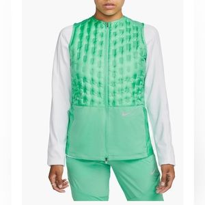 Nike Therma-FIT ADV Down Running Vest Size M Color Light Menta